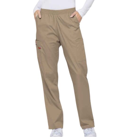 NWT Dickies Womens EDS Signature Cargo Khaki Scrub Pants Size 4XL - Picture 4 of 9